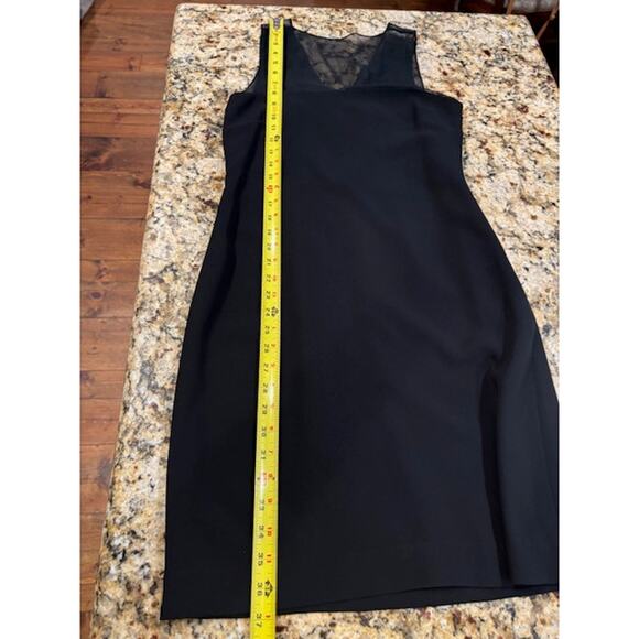 Ralph Lauren Cocktail Dress Wedding Guest Formal Midi Black 100% Silk Size 4 - Picture 10 of 10